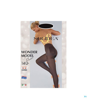 Solidea collant wonder model 140 opaq nero  4xl-xl