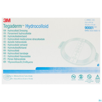 Tegaderm hydrocol.oval ster   100mmx120mm  5 90001