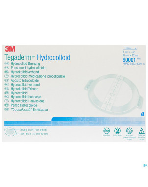 Tegaderm hydrocol.oval ster   100mmx120mm  5 90001