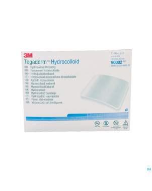 Tegaderm hydrocol.square ster 100mmx100mm  5 90002