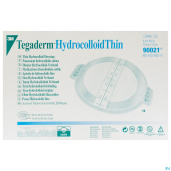 Tegaderm hydrocol.oval steril thin10x12cm 10 90021