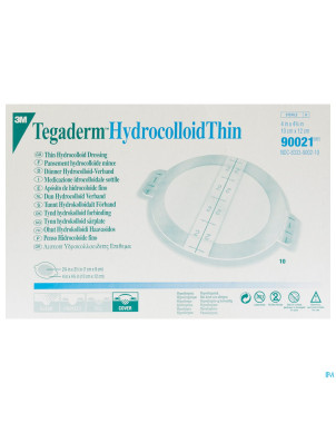 Tegaderm hydrocol.oval steril thin10x12cm 10 90021