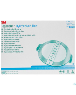 Tegaderm hydrocol.oval steril thin13x15cm 10 90023