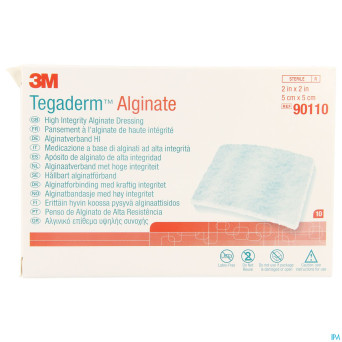 Tegaderm alginate steril    5cmx 5cm 10 90110
