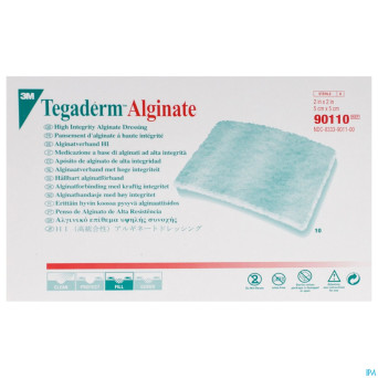 Tegaderm alginate steril    5cmx 5cm 10 90110