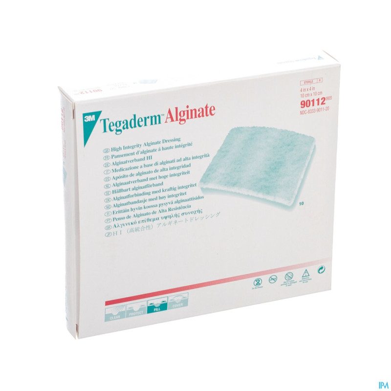 Tegaderm alginate steril    10cmx10cm 10 90112