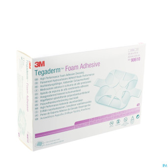 Tegaderm foam dressing adh   8,80x 8,80cm 10 90610
