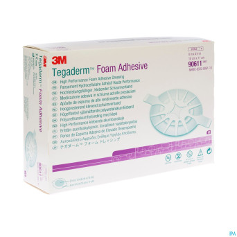Tegaderm foam dressing adh  10,00x11,00cm 10 90611