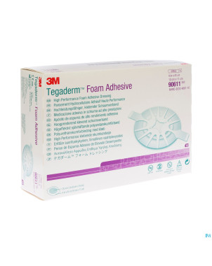 Tegaderm foam dressing adh  10,00x11,00cm 10 90611