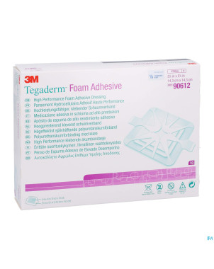 Tegaderm foam dressing adh  14,30x14,30cm 10 90612