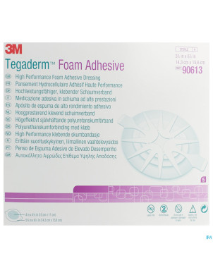 Tegaderm foam dressing adh  14,00x15,60cm  5 90613