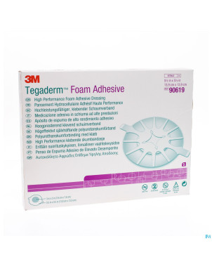 Tegaderm foam dressing adh  13,97x13,97cm  5 90619