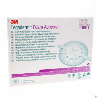 Tegaderm foam dressing adh  13,97x13,97cm  5 90619