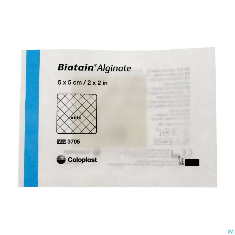 Seasorb soft pans alginate ster  5cmx 5cm  1 3705a