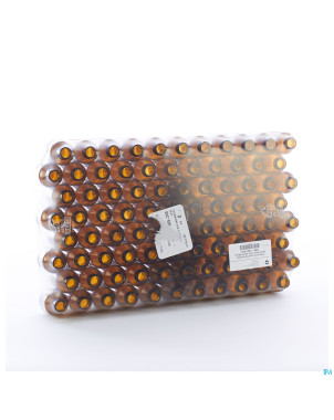 Flacon brun rond  100ml    pontos