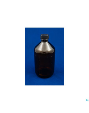 Flacon brun rond  100ml    pontos