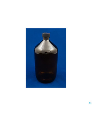 Flacon brun rond 1000ml    pontos