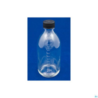 Flacon blanc obus 300ml gradue    pontos