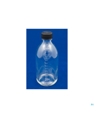 Flacon blanc obus 300ml gradue    pontos