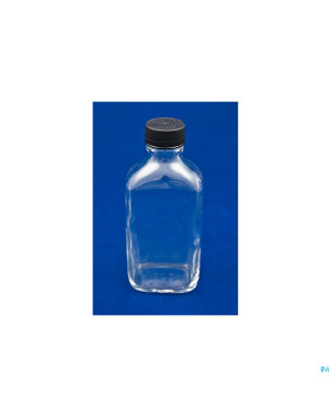 Flacon blanc plat  200ml    pontos