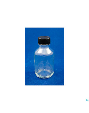 Flacon blanc rond  100ml    pontos