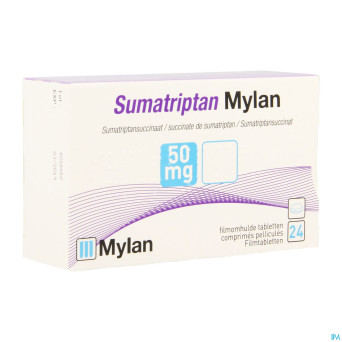 Sumatriptan viatris 50mg comp pell 24