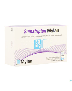 Sumatriptan viatris 50mg comp pell 24