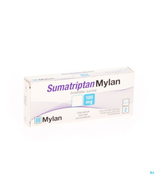 Sumatriptan mylan 100 mg comp  2 x 100 mg