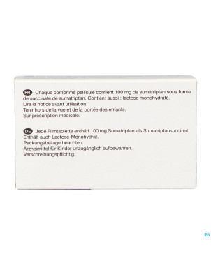 Sumatriptan viatris 100mg comp 12
