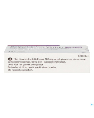 Sumatriptan viatris 100mg comp 12
