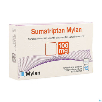 Sumatriptan viatris 100mg comp 12
