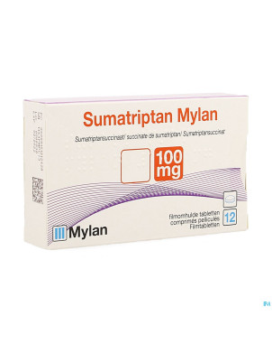 Sumatriptan viatris 100mg comp 12