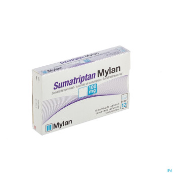Sumatriptan viatris 100mg comp 12