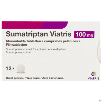 Sumatriptan viatris 100mg comp 12