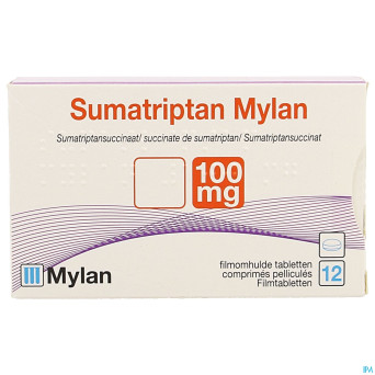 Sumatriptan viatris 100mg comp 12