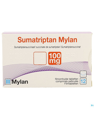 Sumatriptan viatris 100mg comp 12