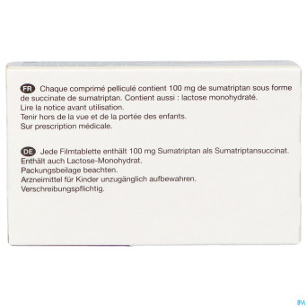 Sumatriptan viatris 100mg comp 12