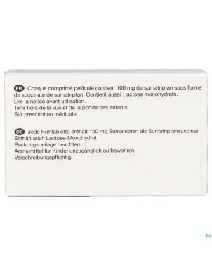 Sumatriptan viatris 100mg comp 12