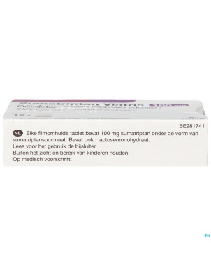 Sumatriptan viatris 100mg comp 12