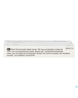 Sumatriptan viatris 100mg comp 6