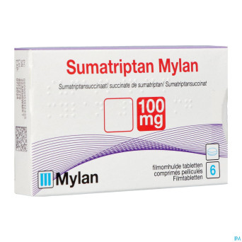 Sumatriptan viatris 100mg comp 6