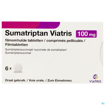 Sumatriptan viatris 100mg comp 6
