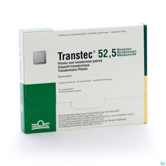 Transtec 52,5mcg/h patch 10
