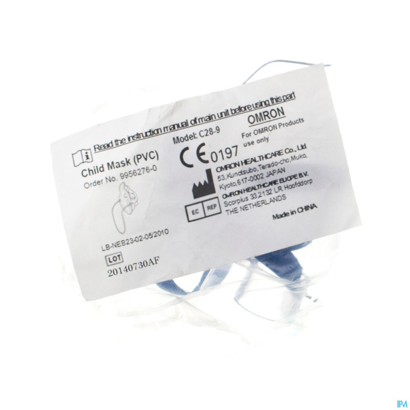 Omron aerosol masque flexible enfant