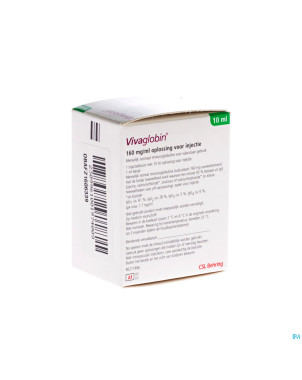 Vivaglobin 160 mg/ml sol inj  1 fl 10 ml