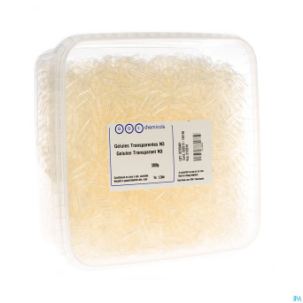 Gelules transparentes n3   3000 abc