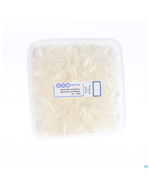Gelules transparentes n00  1000 abc