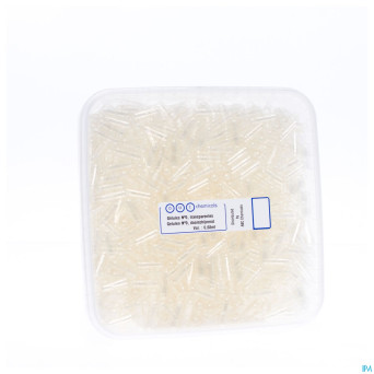 Gelules transparentes n0   1300 abc