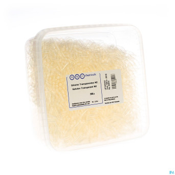 Gelules transparentes n2   2000 abc