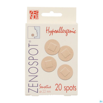 Zenospot 22mm 20 sensitive pansement